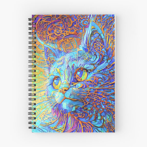 Item preview, Abstractions of abstract abstraction of cat. DeepDream #8486498188517 designed and sold by blackhalt.