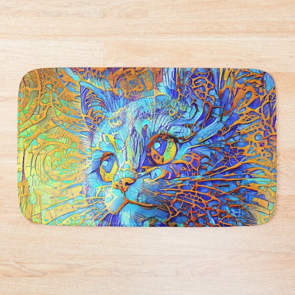 Item preview, Abstractions of abstract abstraction of cat. DeepDream #8486498188517 designed and sold by blackhalt.