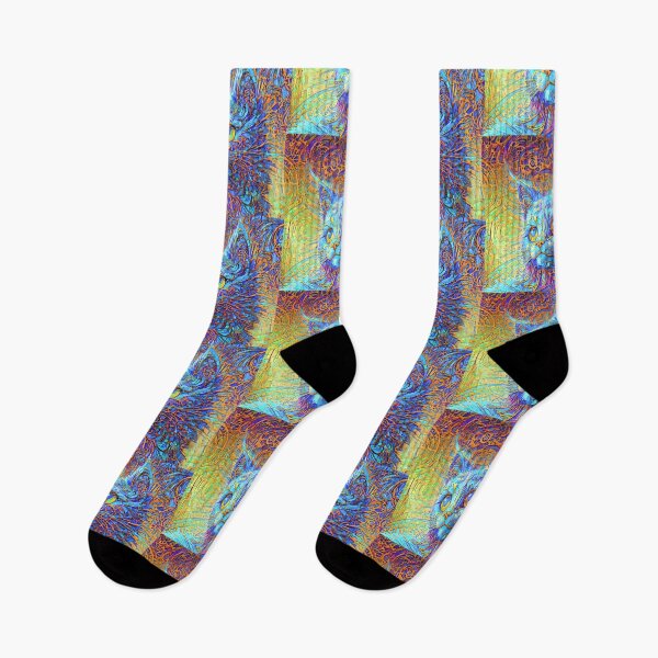 Item preview, Abstractions of abstract abstraction of cat. DeepDream #8486498188517 designed and sold by blackhalt.