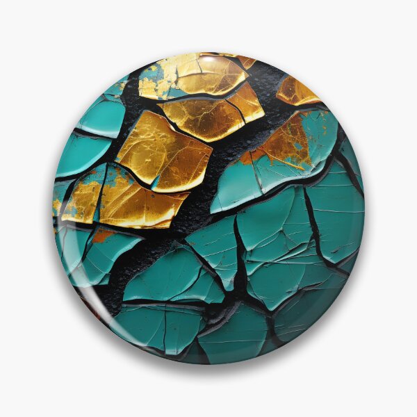 Item preview, Colorful textured cracked abstract print designed and sold by dcrc.