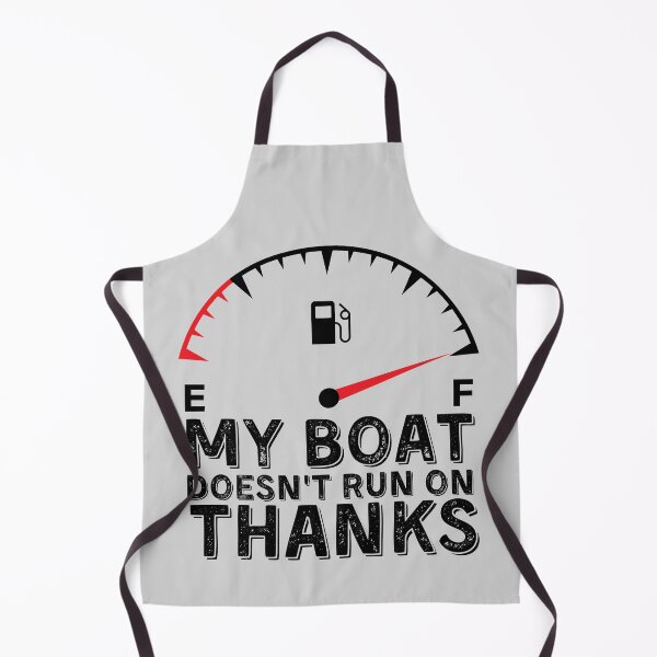 Item preview, My Boat Doesnt Run On Thanks, Funny Captain Gift Idea Sticker designed and sold by Anu Ram.