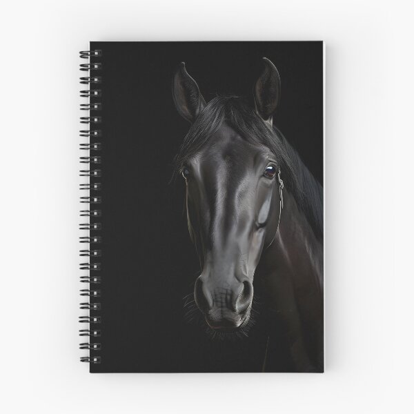 Item preview, Cinematic photography of a Black Stallion designed and sold by dcrc.