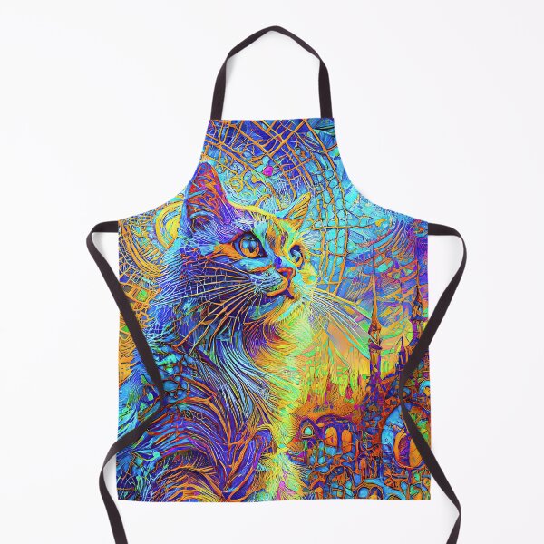 Item preview, Abstractions of abstract abstraction of cat. DeepDream #5791149570772 designed and sold by blackhalt.