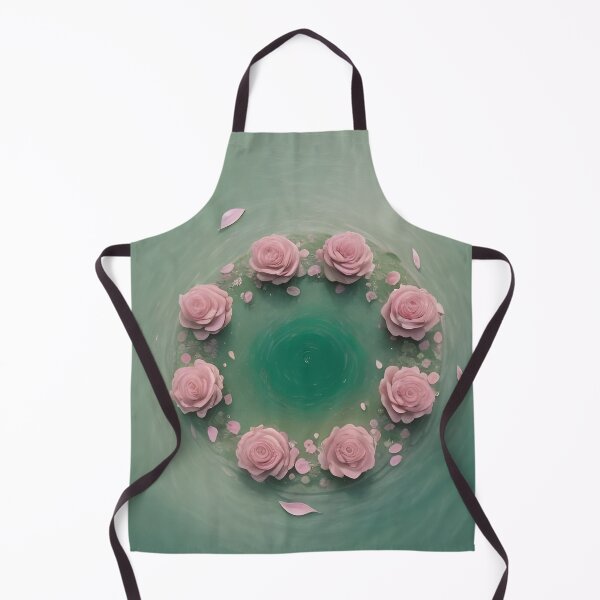 Item preview, Sage Green Roses Circle Pattern designed and sold by ColdPhelps.