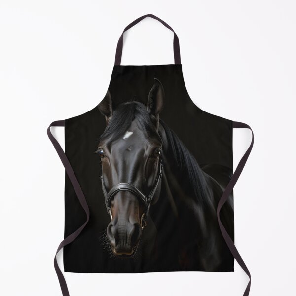 Item preview, cinematic photography of a black stallion designed and sold by dcrc.