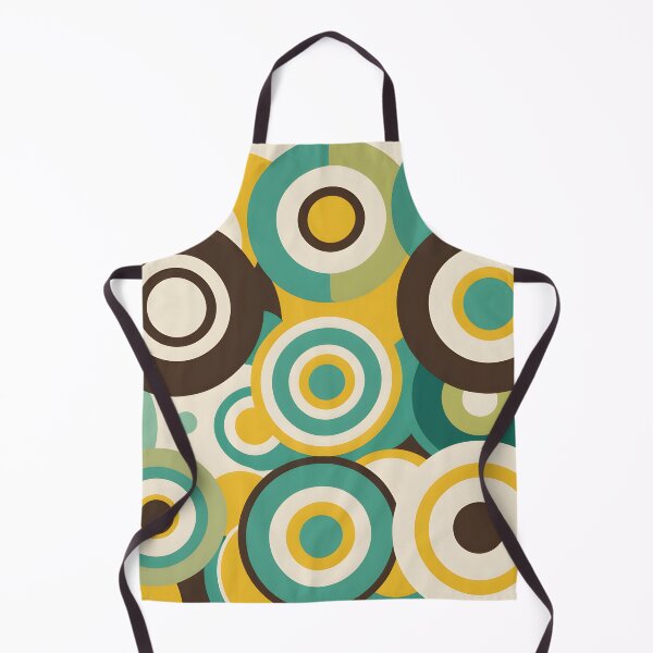 Item preview, Mid Century Modern Geometric Circles Mint Lemon designed and sold by Prints and Lifestyle.