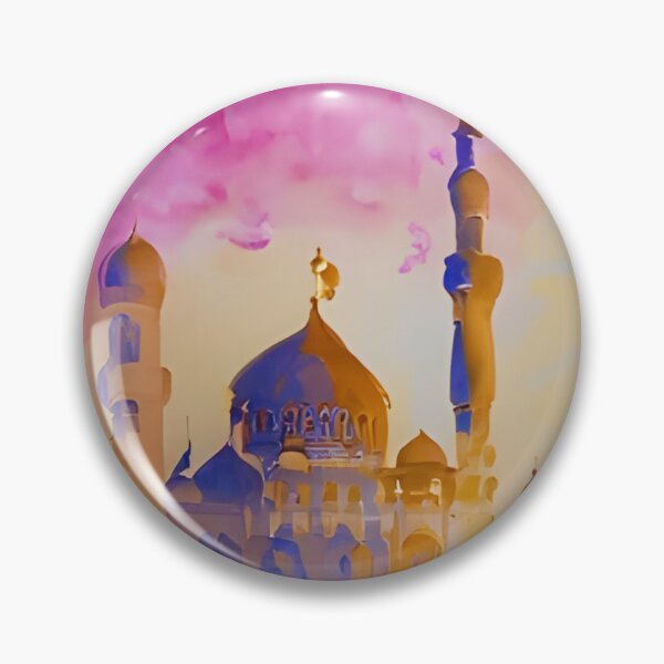 Item preview, Mosque Masjid Islamic Pink Watercolor  designed and sold by ColdPhelps.