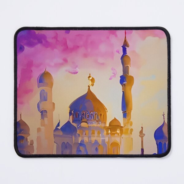 Item preview, Mosque Masjid Islamic Pink Watercolor  designed and sold by ColdPhelps.
