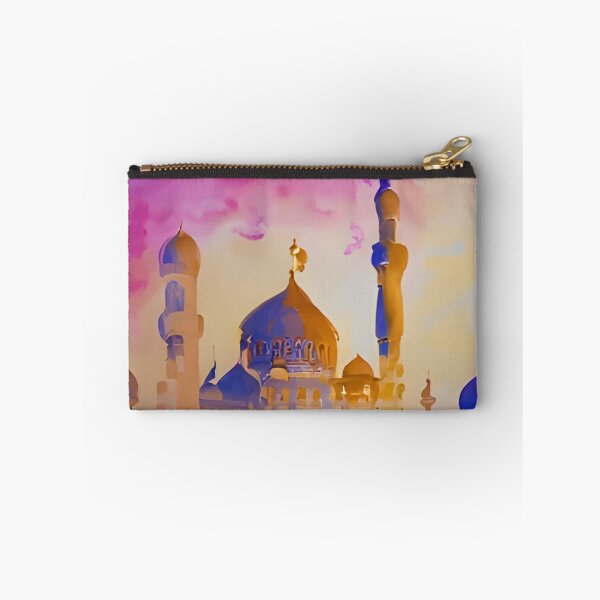 Artikelvorschau, Moschee Masjid islamisches rosa Aquarell entworfen und verkauft von ColdPhelps.