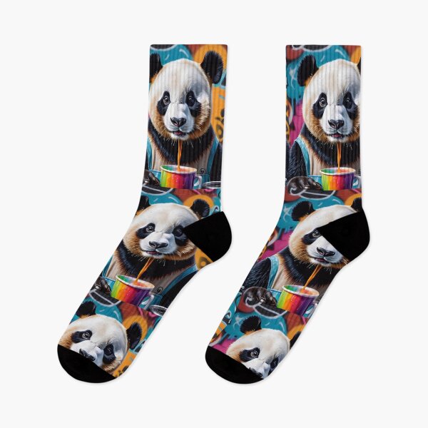 Item preview, Cute Panda Loves A Cappuccino designed and sold by TheArtOfPat.