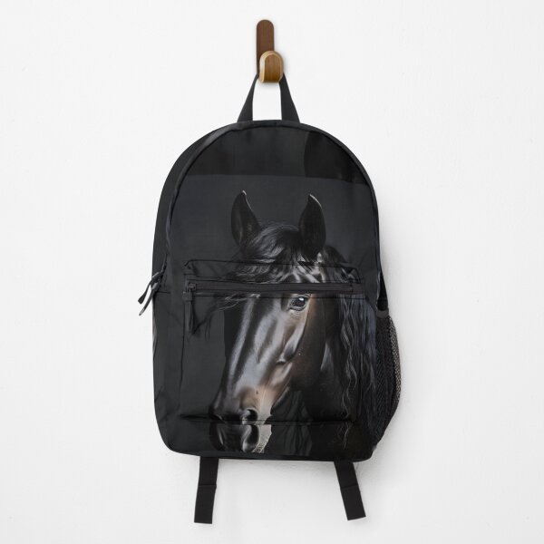 Item preview, cinematic photography of a black stallion designed and sold by dcrc.