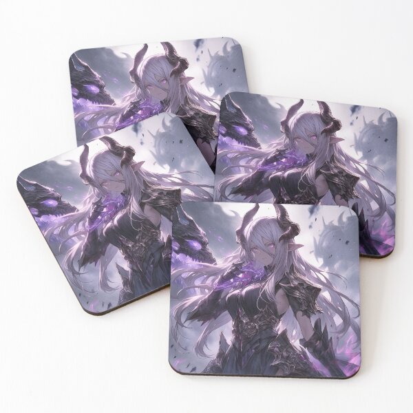 Item preview, Dark Fantasy Demon Queen Anime Girl designed and sold by bubblegoth.