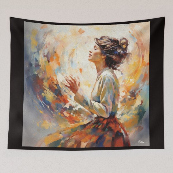 Item preview, PSALM 145 - ETERNAL PRAISE designed and sold by ArtbyRolleen.