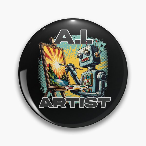 Item preview, AI Artist Robot Painter designed and sold by euGeneral.