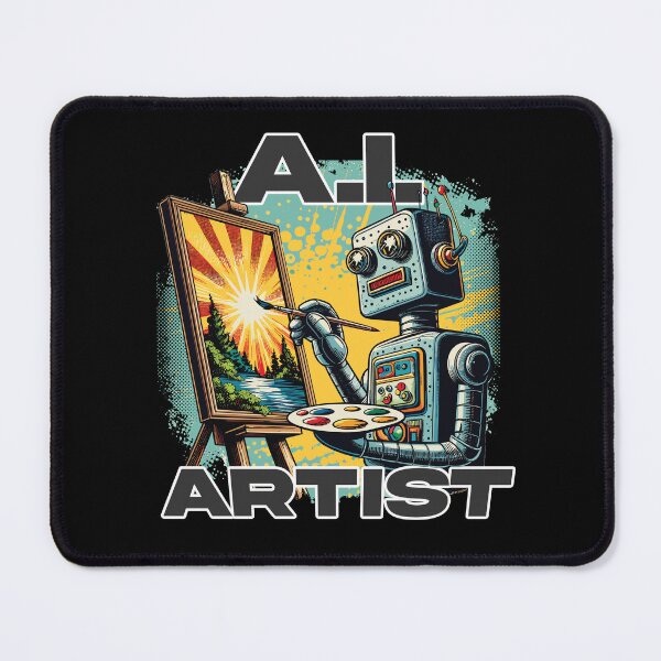 Item preview, AI Artist Robot Painter designed and sold by euGeneral.