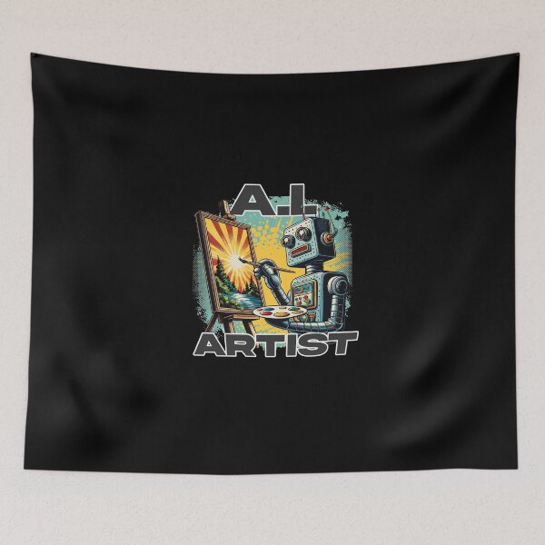 Item preview, AI Artist Robot Painter designed and sold by euGeneral.