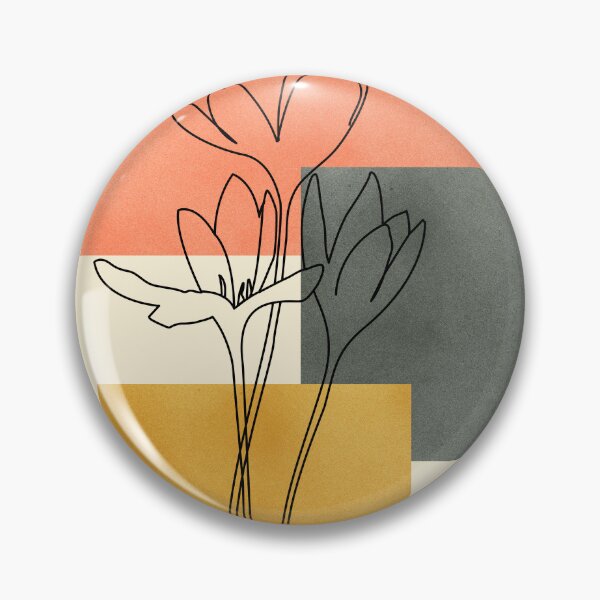 Item preview, Modern Boho Art 20, Tropical Floral With Square, Geometrical Style designed and sold by Vesuvik-Designs.
