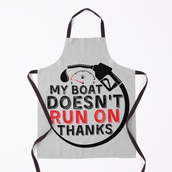 Item preview, My Boat Doesnt Run On Thanks, Funny Captain Gift Idea Sticker designed and sold by Anu Ram.