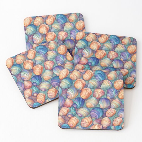 Item preview, Abstract Sea Shell Pattern designed and sold by calibrit.