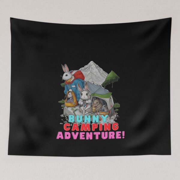 Item preview, Funny Camping Gift for Kids,  Bunny Everest Clothing and Decoration, Watercolour Design designed and sold by Sitred123.