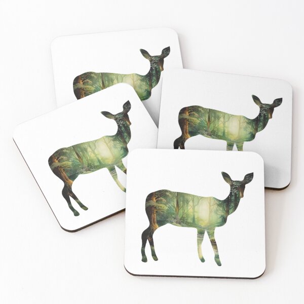 Item preview, Deer Forest Landscape Silhouette designed and sold by TheAnimalZ00.