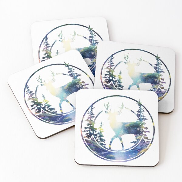 Item preview, Deer Forest Landscape Silhouette designed and sold by TheAnimalZ00.