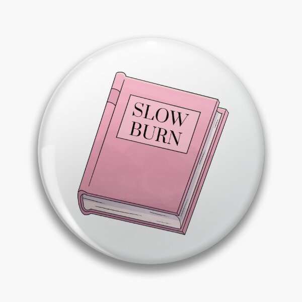 Item preview, Slow Burn Pink Book Romance Trope  designed and sold by NimuehArt.