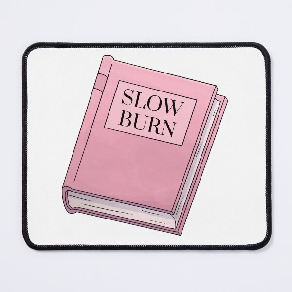 Item preview, Slow Burn Pink Book Romance Trope  designed and sold by NimuehArt.