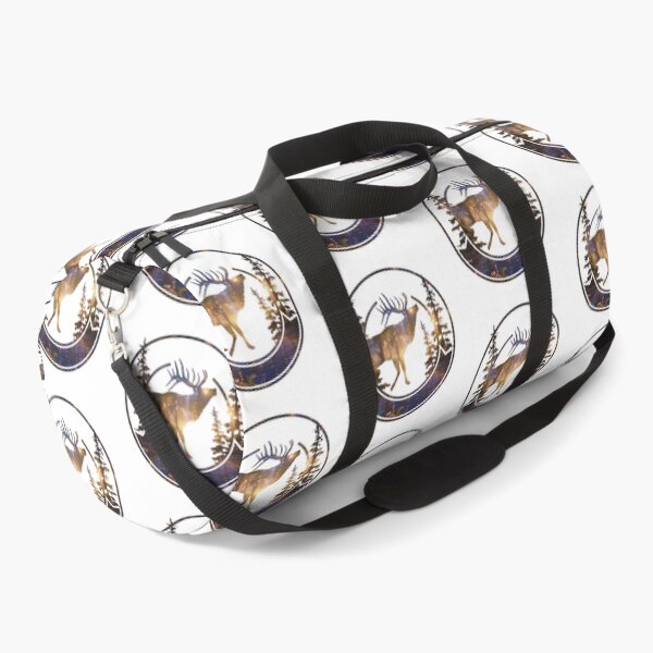 Item preview, Elk Forest Landscape Silhouette designed and sold by TheAnimalZ00.