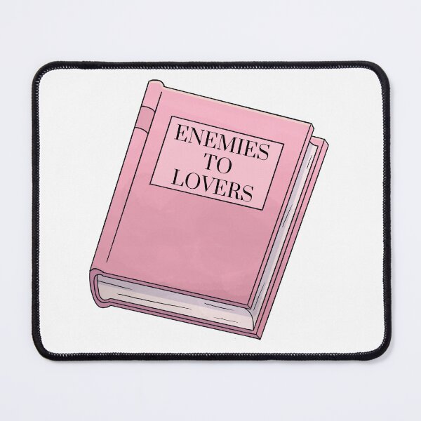Item preview, Enemies to Lovers Pink Book Romance Trope  designed and sold by NimuehArt.