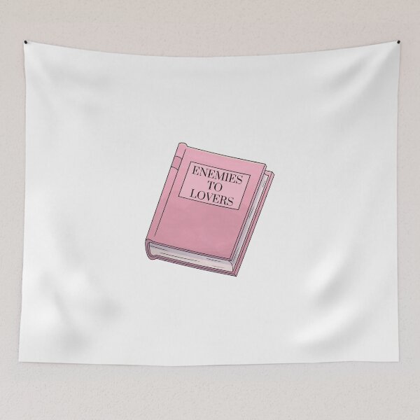 Item preview, Enemies to Lovers Pink Book Romance Trope  designed and sold by NimuehArt.