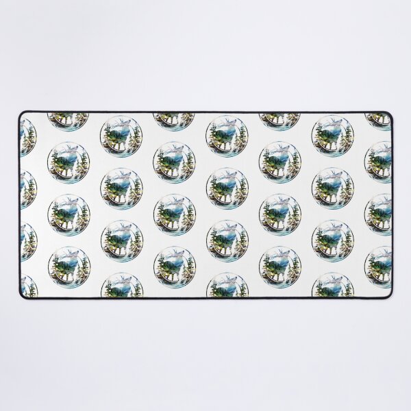 Item preview, Elk Forest Mountain Landscape Silhouette designed and sold by TheAnimalZ00.