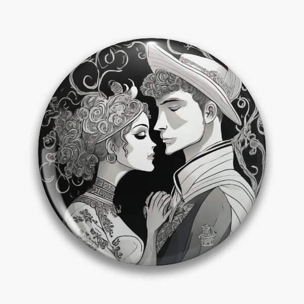 Item preview, Old-fashioned couple love with a bit of mystery designed and sold by PierreS12.