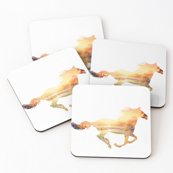 Item preview, Horse Meadow Landscape Silhouette designed and sold by TheAnimalZ00.