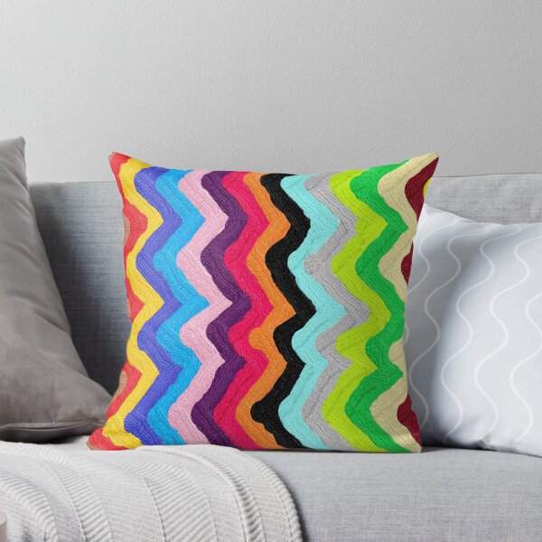 Item preview, zigzags, wave, vintage wave patterns, oil painting designed and sold by zzzozzo.