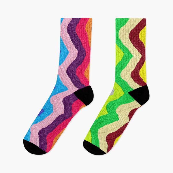 Item preview, zigzags, wave, vintage wave patterns, oil painting designed and sold by zzzozzo.