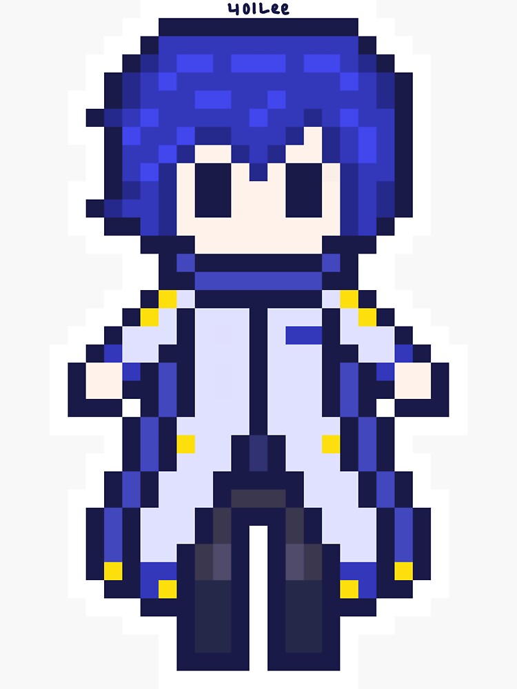KAITO vocaloid pixel