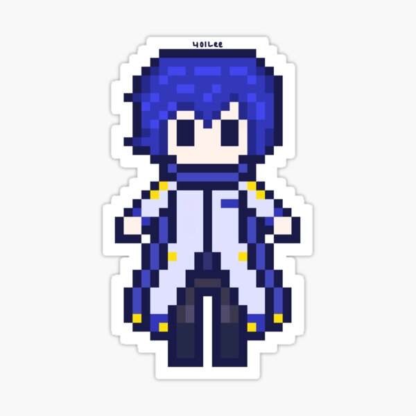 KAITO vocaloid pixel