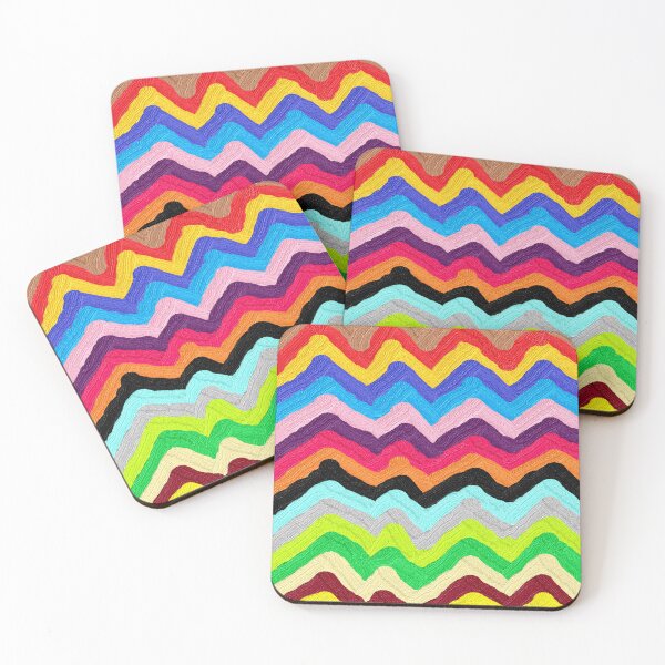 Item preview, mountains, zigzags, wave, vintage wave patterns, oil painting designed and sold by zzzozzo.