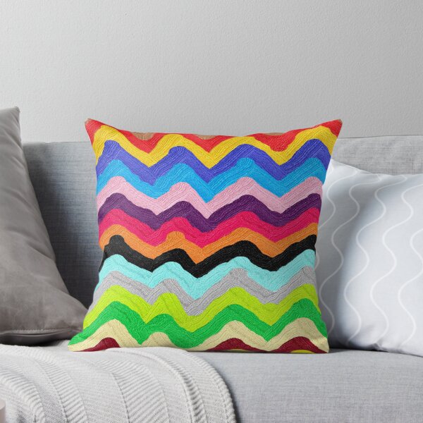 Item preview, mountains, zigzags, wave, vintage wave patterns, oil painting designed and sold by zzzozzo.