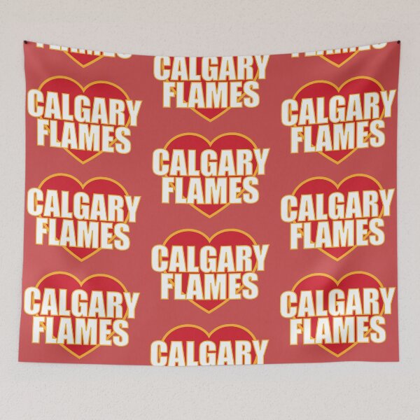 Item preview, Calgary Flames Heart designed and sold by Chesley Design.