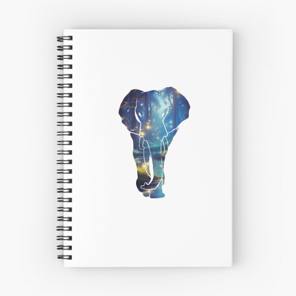 Item preview, Elephant Night Forest Silhouette designed and sold by TheAnimalZ00.