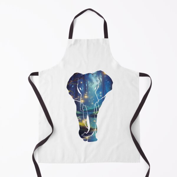 Item preview, Elephant Night Forest Silhouette designed and sold by TheAnimalZ00.
