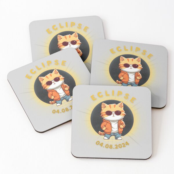 Item preview, Funny Solar Eclipse Cat 2024 , Astronomy Gift ideas designed and sold by Anu  Ram.