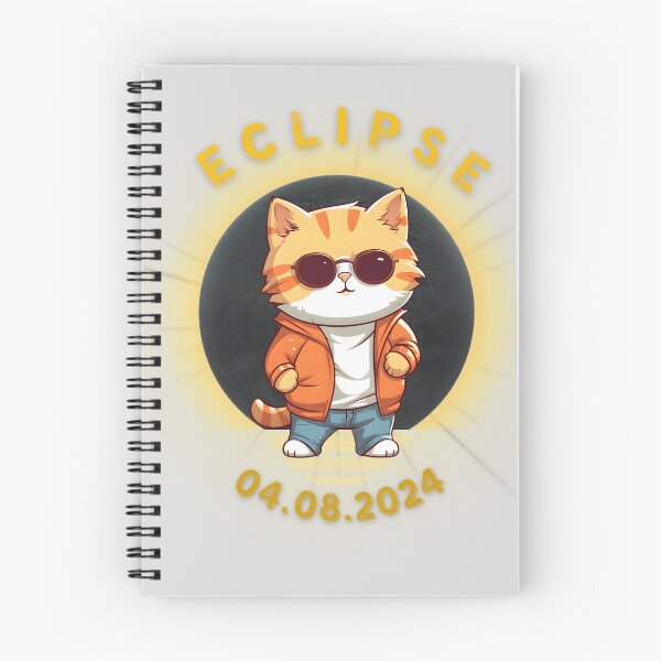 Item preview, Funny Solar Eclipse Cat 2024 , Astronomy Gift ideas designed and sold by Anu  Ram.