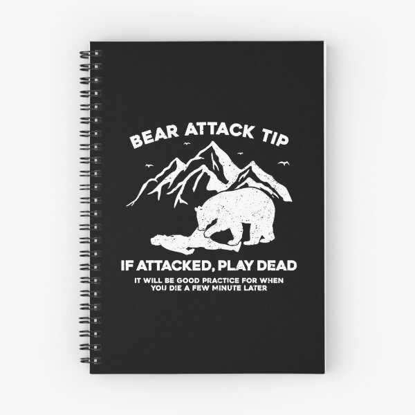 Item preview, Bear Attack Tip If Attacked Play Dead 2 designed and sold by ruinzahelva.
