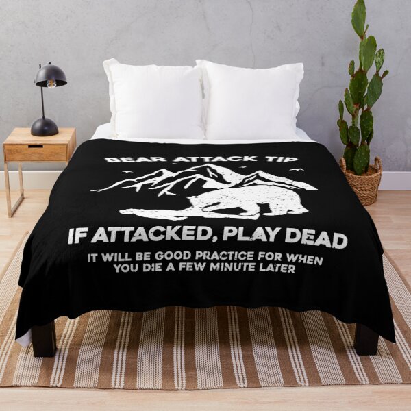 Item preview, Bear Attack Tip If Attacked Play Dead 2 designed and sold by ruinzahelva.