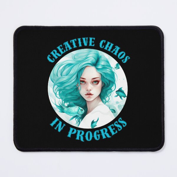 Item preview, Creative Chaos In Progress. pisces sign designed and sold by ZodiacWonders.