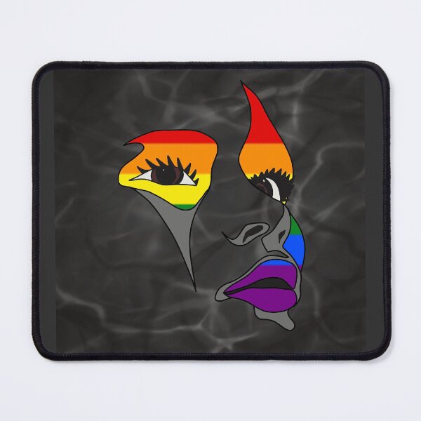Item preview, LGBTQ+ Support Face designed and sold by KandKKrafts.