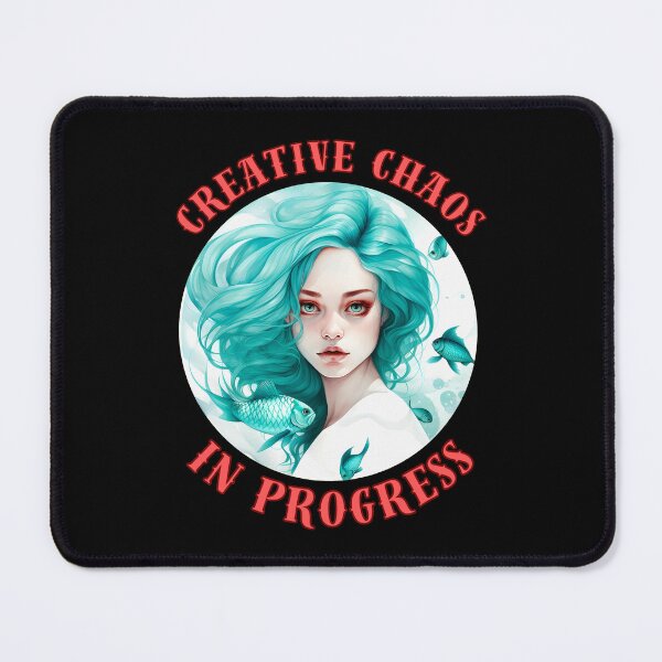 Item preview, Creative Chaos In Progress. pisces astrology designed and sold by ZodiacWonders.